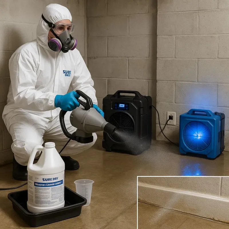 Sanitization and Odor Removal process in Blakely, PA