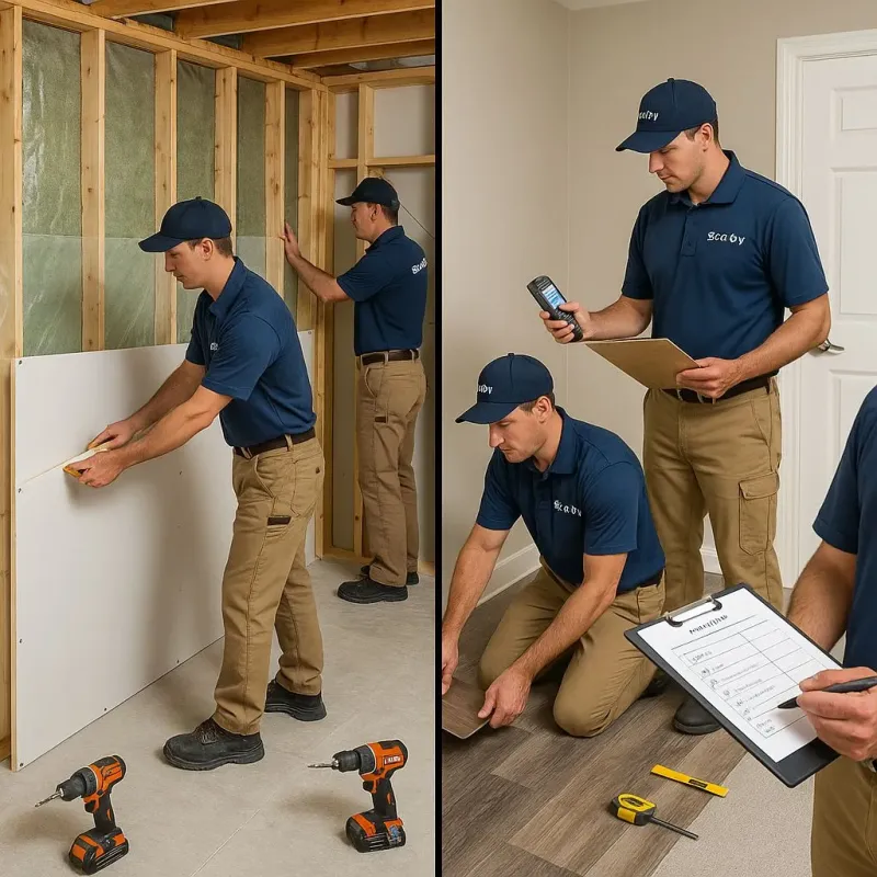 Repairs and Reconstruction process in Blakely, PA